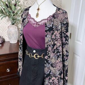 Whimsigoth garden fairy lace cardigan 🌙🦇✨